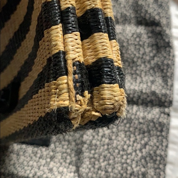 Loeffler Randall straw and leather purse - Picture 7 of 13